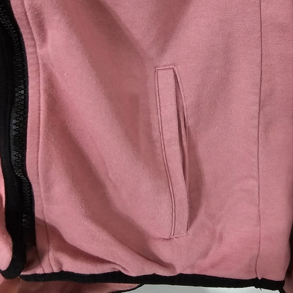 PINK Victoria’s Secret Pink Old Rose Full Zip Jacket Size M - Picture 3 of 5